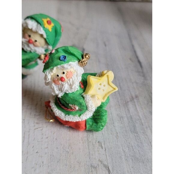 Enesco sewing pin needle thread Santa Claus figurine ornaments set Xmas 1983 - Picture 6 of 13